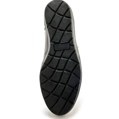Baskets En Sneakers|Schoenen<PédiConfort Derby's met comfortbreedte, in leer met metallic details grijs