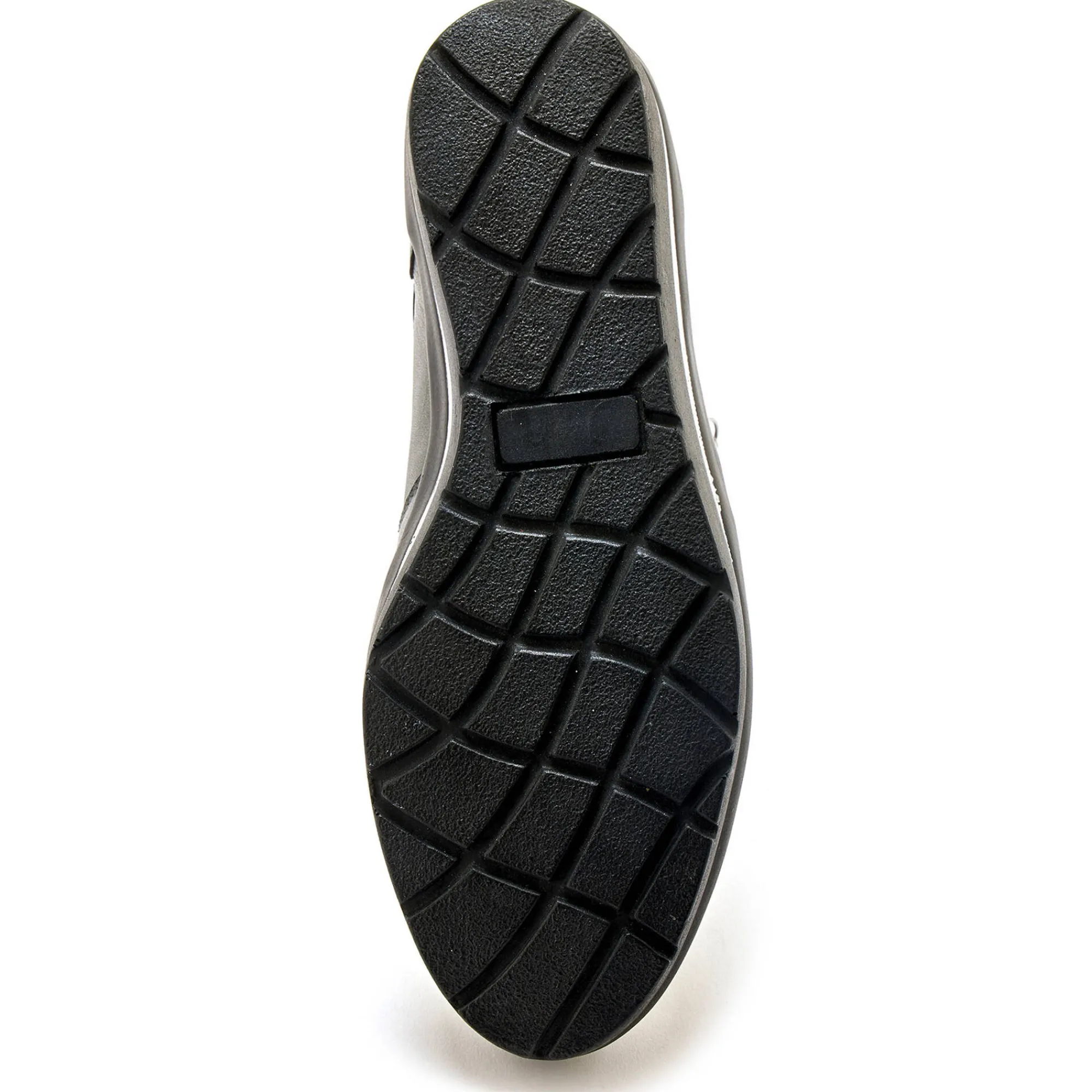 Baskets En Sneakers|Schoenen<PédiConfort Derby's met comfortbreedte, in leer met metallic details grijs