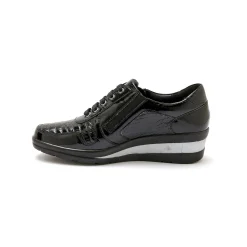Baskets En Sneakers|Schoenen<PédiConfort Derby's met veters, kleine sleehak PÉDICONFORT zwart