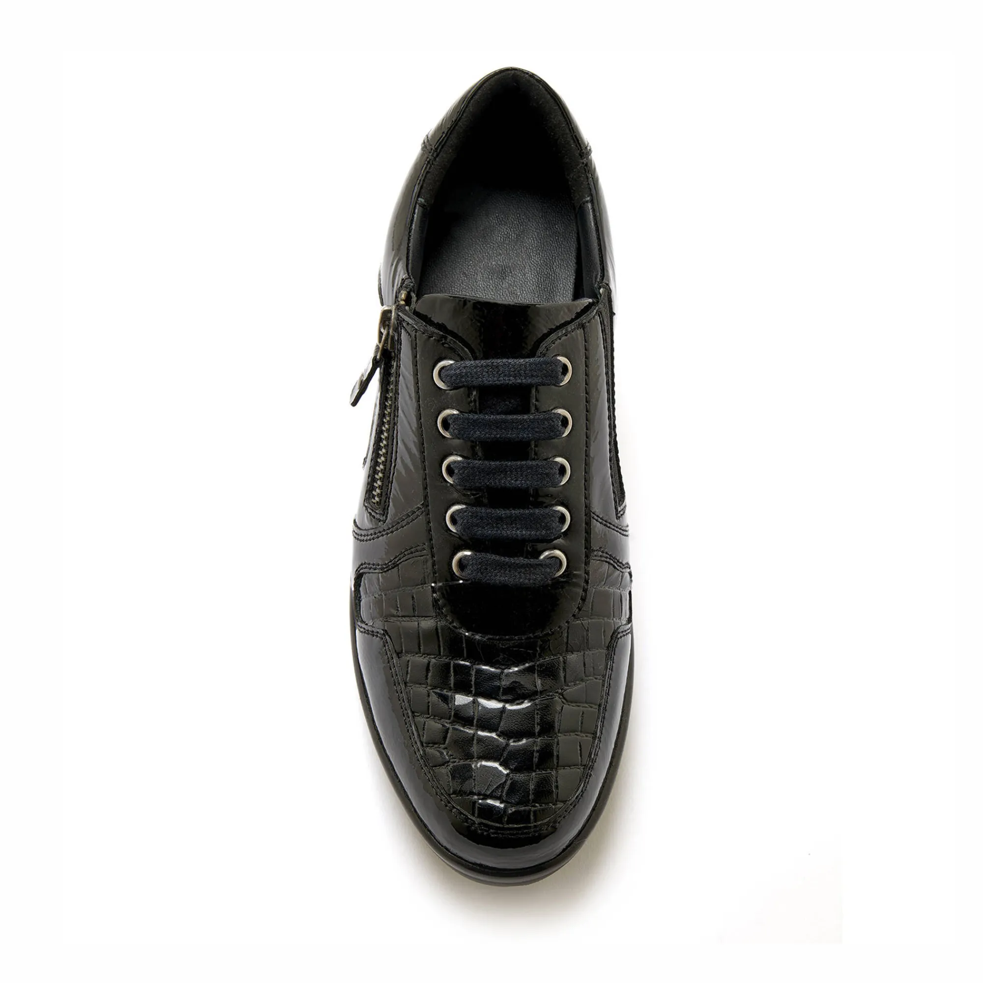 Baskets En Sneakers|Schoenen<PédiConfort Derby's met veters, kleine sleehak PÉDICONFORT zwart