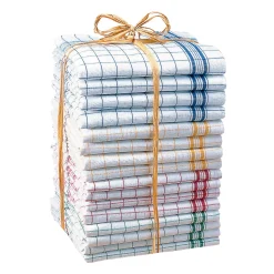 Droogdoek En Handdoek<Blancheporte Droogdoek met ruitjes - sets witte fond