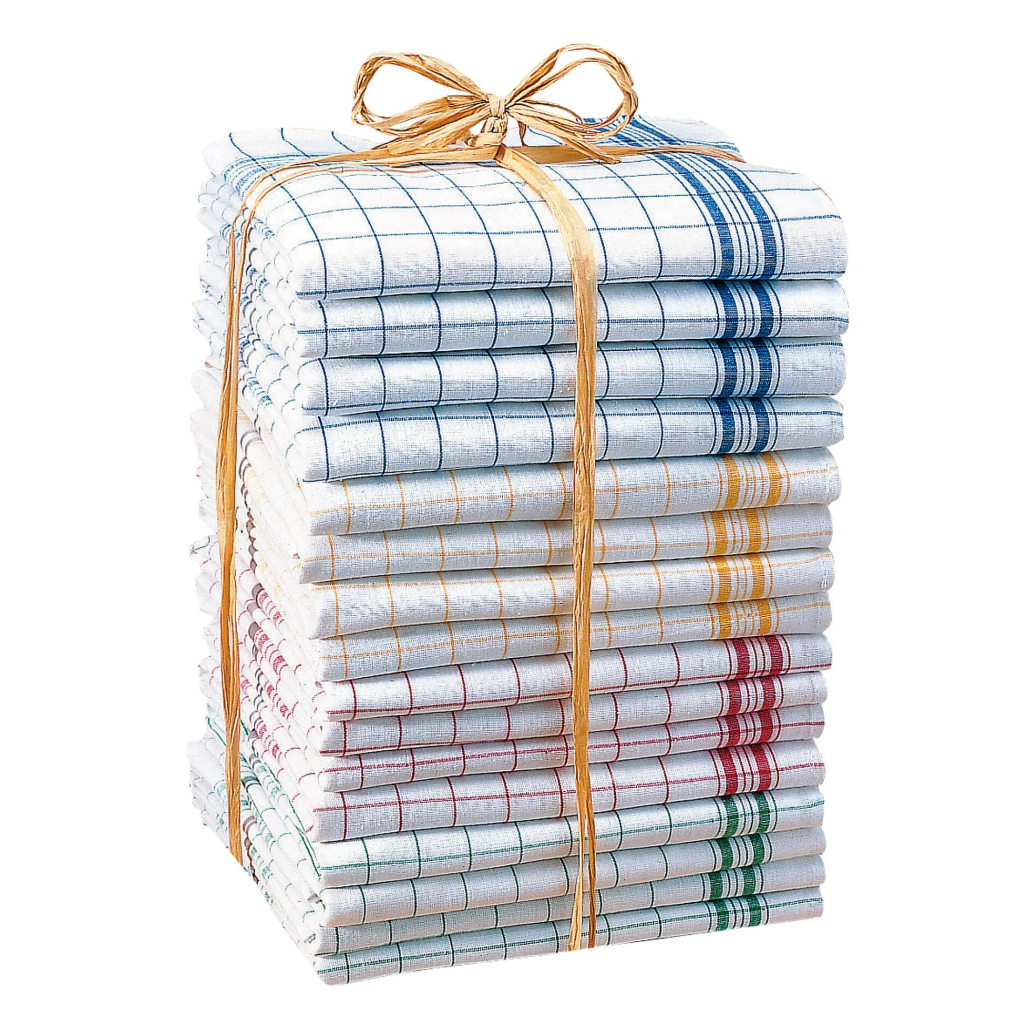 Droogdoek En Handdoek<Blancheporte Droogdoek met ruitjes - sets witte fond