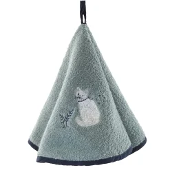 Droogdoek En Handdoek<Blancheporte Droogdoeken in badstof, geborduurde katmotieven - set van 2 grijs