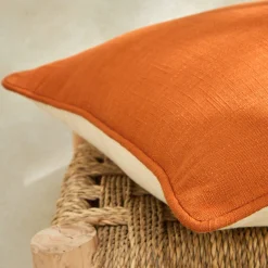 Kussen<Blancheporte Dubbelzijdig kussen terracotta