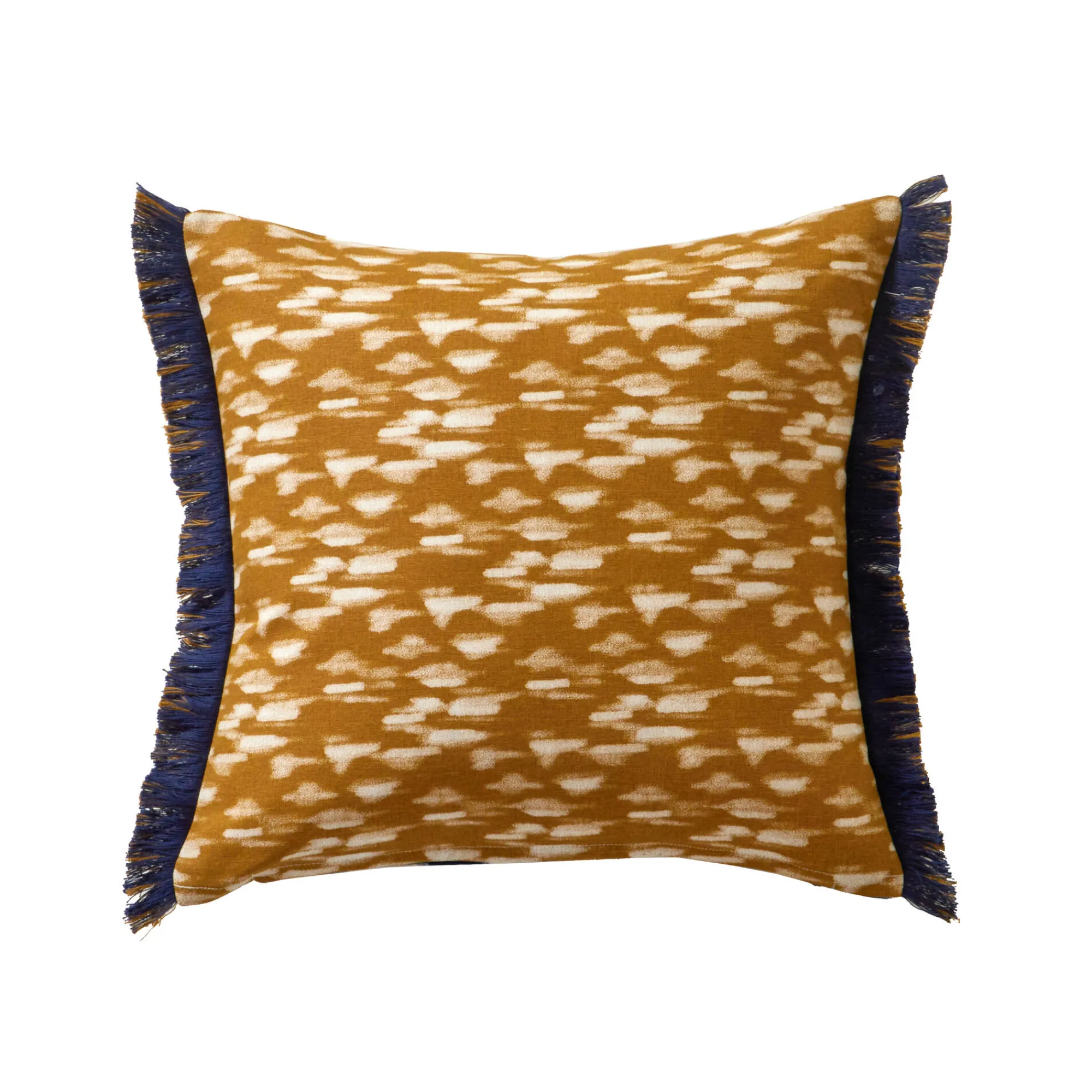 Kussen<Blancheporte Dubbelzijdig kussen met etnische print beige / karamel