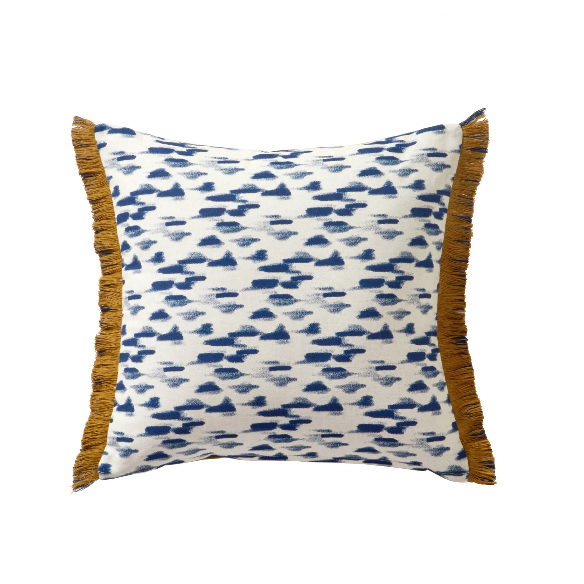 Kussen<Blancheporte Dubbelzijdig kussen met etnische print beige / karamel