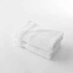 Badhanddoek<Colombine Effen badstof 540g/m2, luxe comfort wit