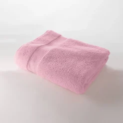 Badhanddoek<Colombine Effen badstof 540g/m2, luxe comfort poederroze