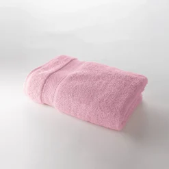 Badhanddoek<Colombine Effen badstof 540g/m2, luxe comfort poederroze