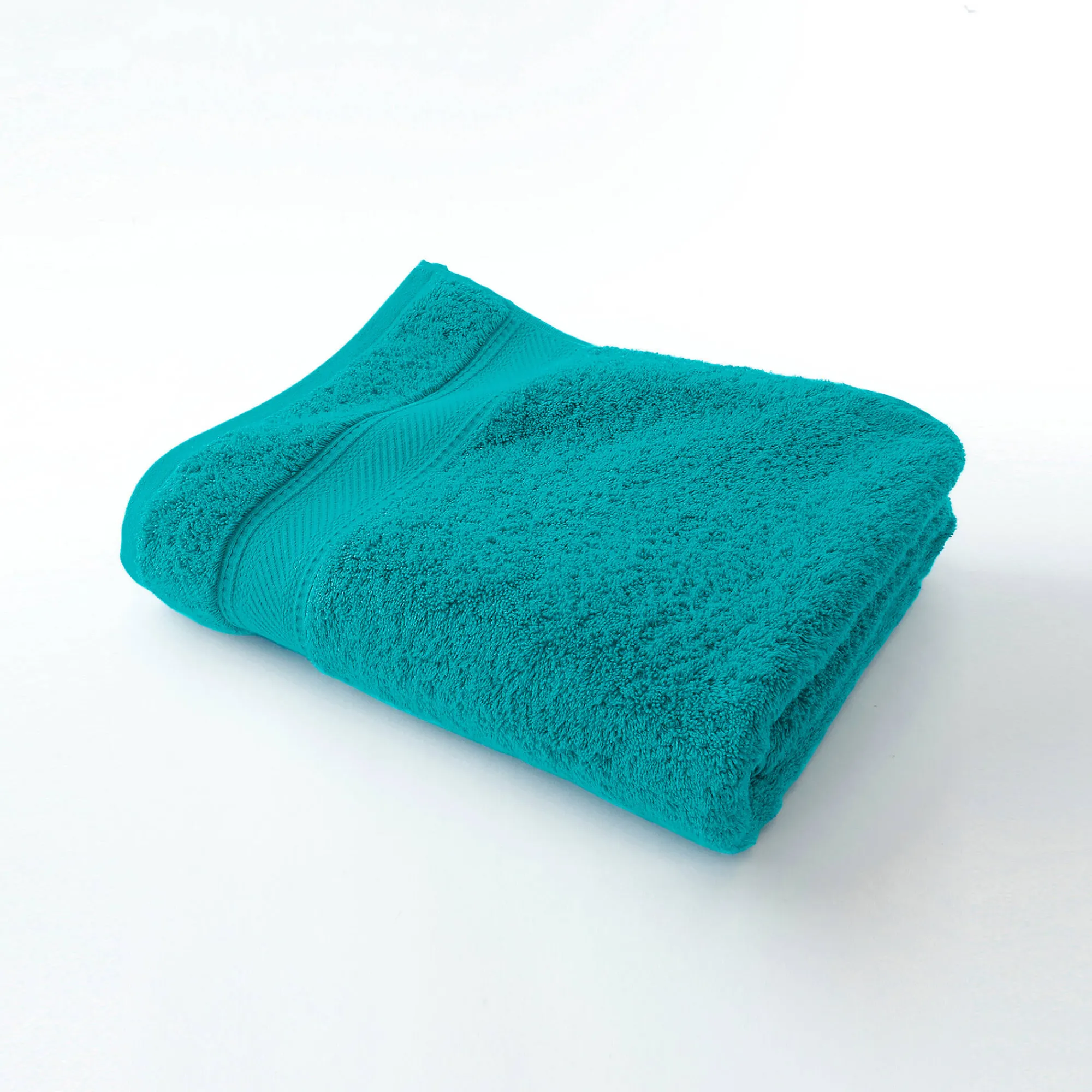 Badhanddoek<Colombine Effen badstof 540g/m2, luxe comfort smaragd