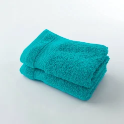 Badhanddoek<Colombine Effen badstof 540g/m2, luxe comfort smaragd