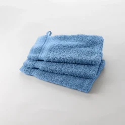 Badhanddoek<Colombine Effen badstof 540g/m2, luxe comfort jeansblauw