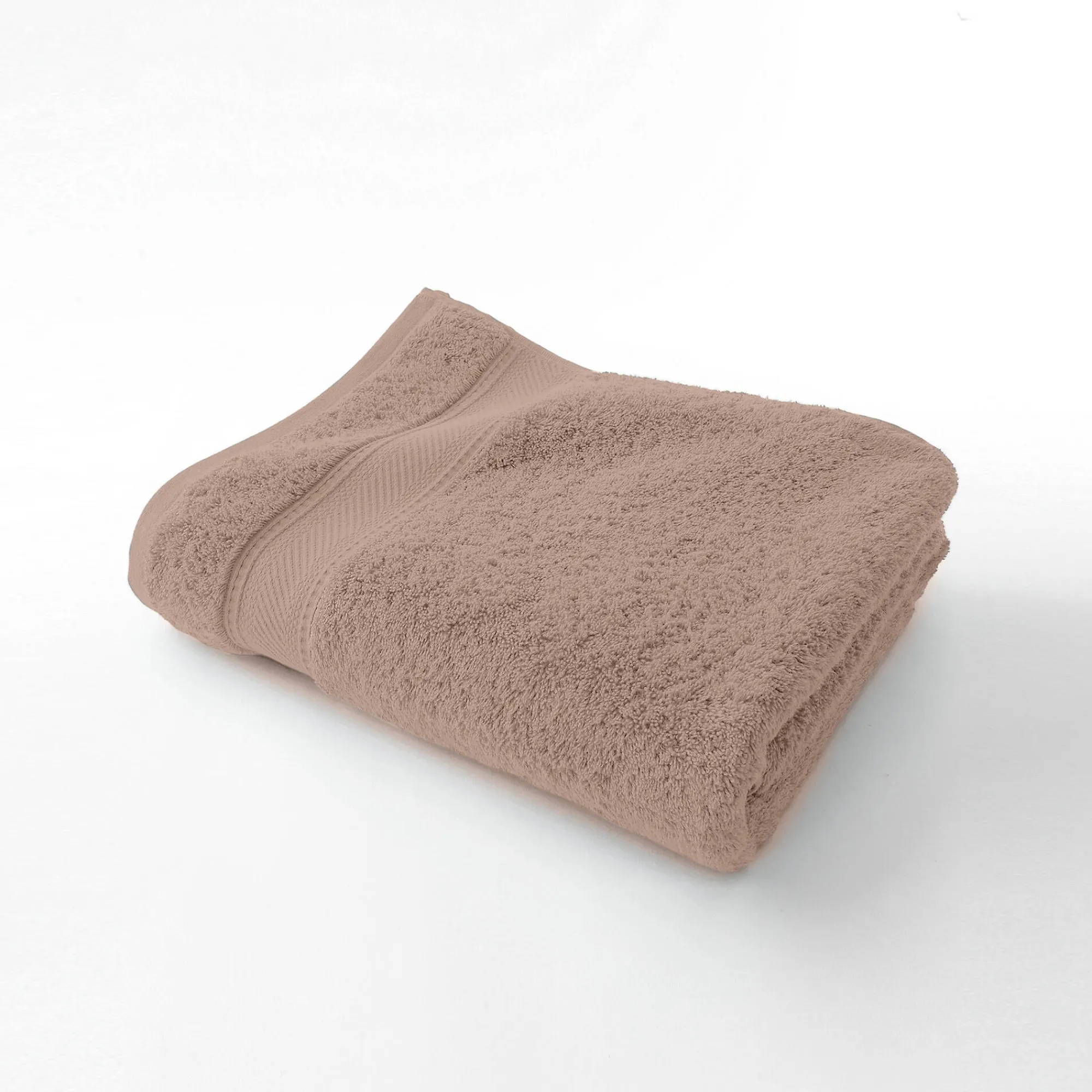 Badhanddoek<Colombine Effen badstof 540g/m2, luxe comfort taupe