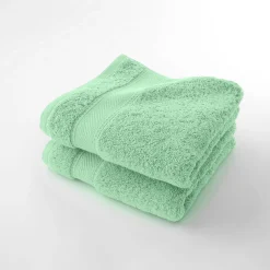 Badhanddoek<Colombine Effen badstof 540g/m2, luxe comfort amandel