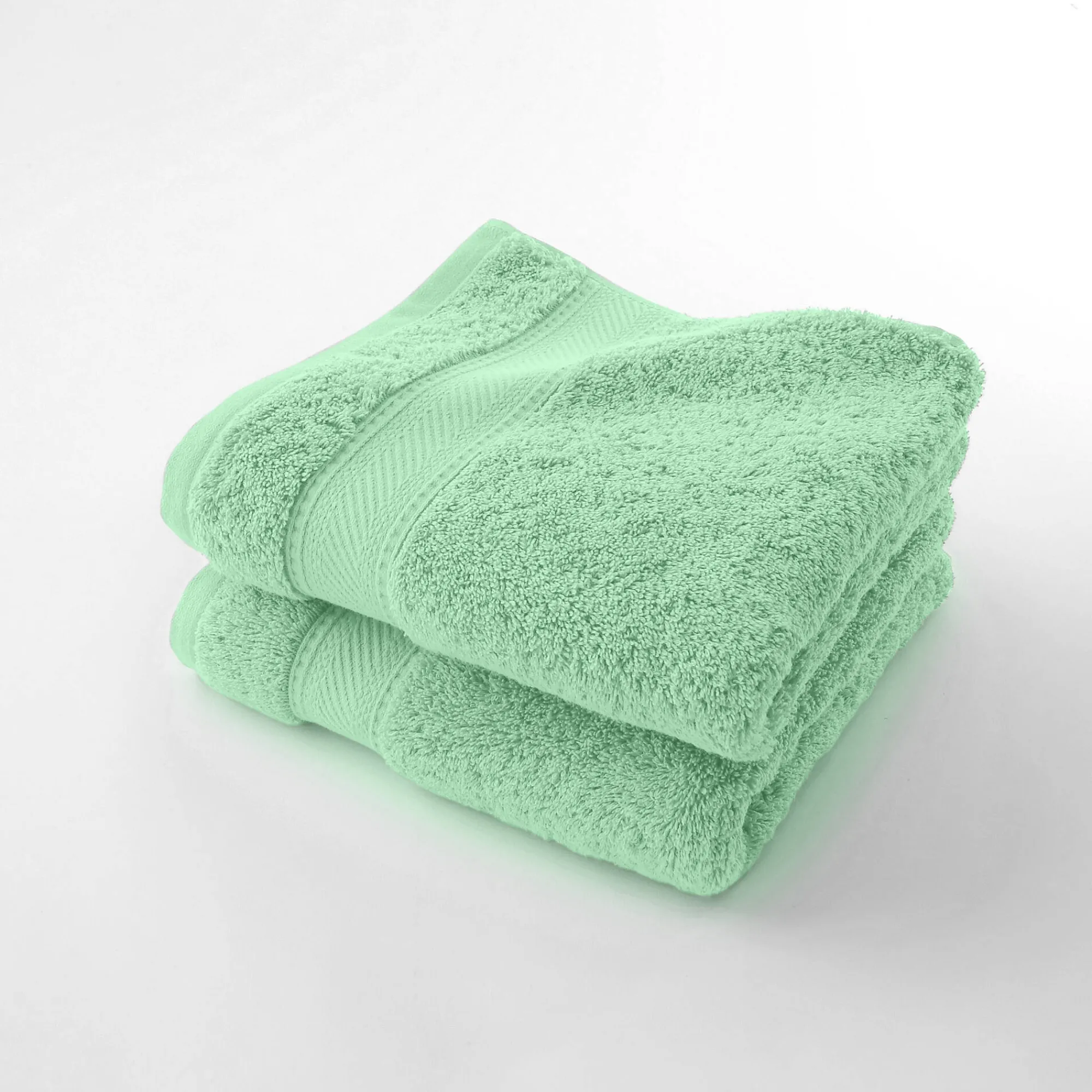 Badhanddoek<Colombine Effen badstof 540g/m2, luxe comfort amandel