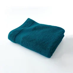 Badhanddoek<Colombine Effen badstof 540g/m2, luxe comfort pauwblauw