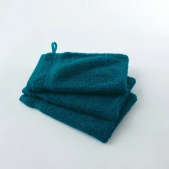 Badhanddoek<Colombine Effen badstof 540g/m2, luxe comfort pauwblauw