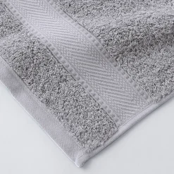 Badhanddoek<Colombine Effen badstof 540g/m2, luxe comfort grijs