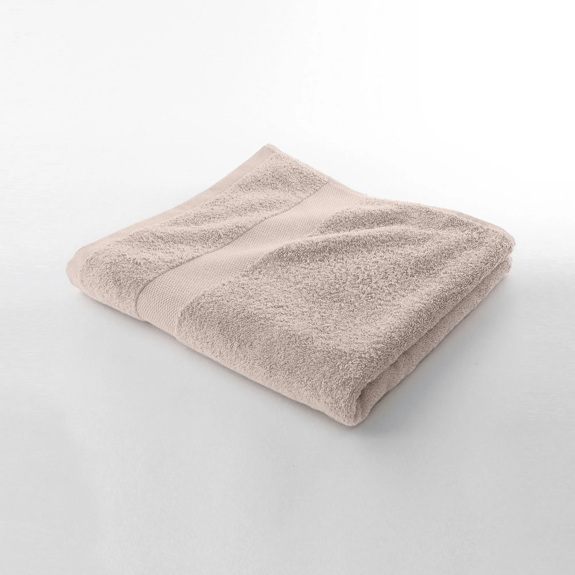 Badhanddoek<Colombine Effen badstof in katoen en modal 500 g/m2 taupe
