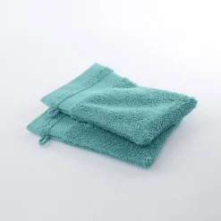 Badhanddoek<Colombine Effen badstof in katoen en modal 500 g/m2 watergroen
