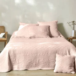 Deken En Bedsprei|Deken, Boutis En Bedsprei<Colombine Effen bedsprei in boutisstijl Cassandre theeroze