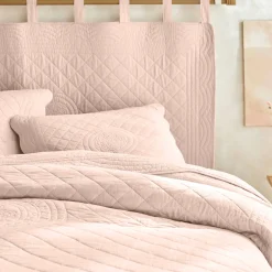 Deken En Bedsprei|Deken, Boutis En Bedsprei<Colombine Effen bedsprei in boutisstijl Cassandre theeroze