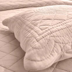 Deken En Bedsprei|Deken, Boutis En Bedsprei<Colombine Effen bedsprei in boutisstijl Cassandre theeroze