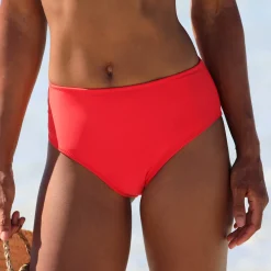 Badmode|Badmode<Blancheporte Effen bikinislip met hoge taille Solaro grenadine