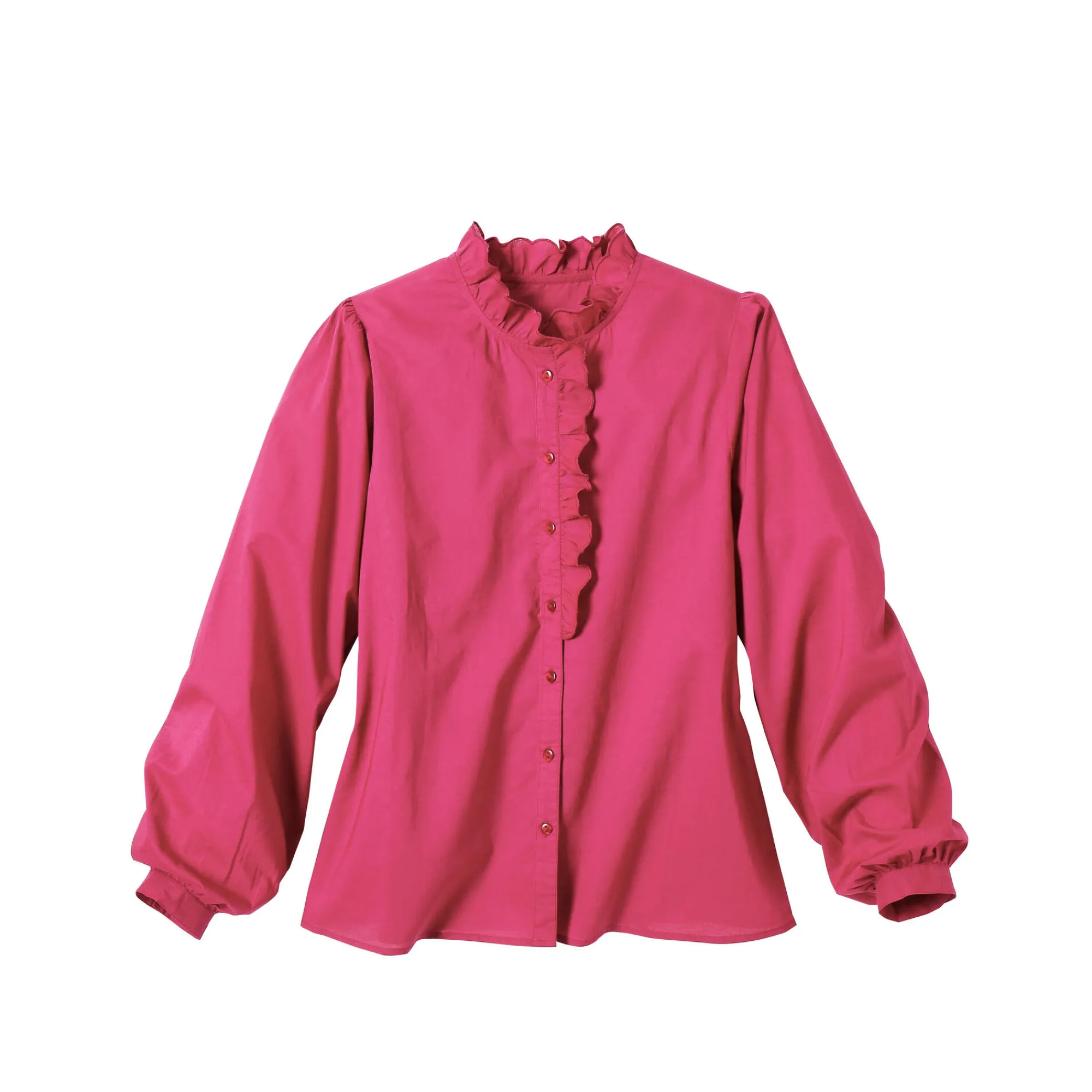 Bloes En Tuniek<Blancheporte Effen bloes met stroken aan de hals violine