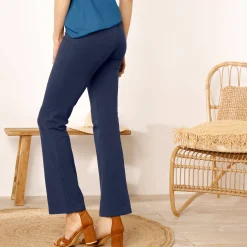 Legging<Blancheporte Effen bootcut legging, elastische taille marine