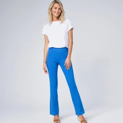 Legging<Blancheporte Effen bootcut legging, elastische taille felblauw