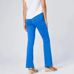 Legging<Blancheporte Effen bootcut legging, elastische taille felblauw