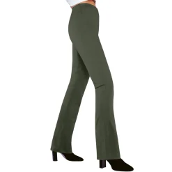 Legging<Blancheporte Effen bootcut legging, elastische taille kaki