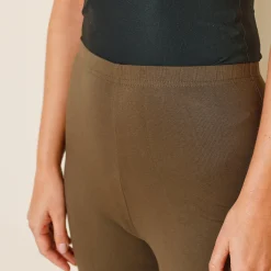 Feestoutfits Dames|Legging<Blancheporte Effen bootcut legging, elastische taille bronskleur