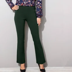 Legging<Blancheporte Effen bootcut legging, elastische taille dennengroen