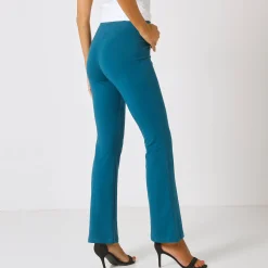 Legging<Blancheporte Effen bootcut legging, elastische taille blauw