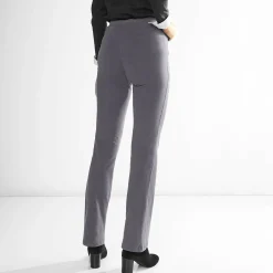 Legging<Blancheporte Effen bootcut legging, elastische taille antraciet