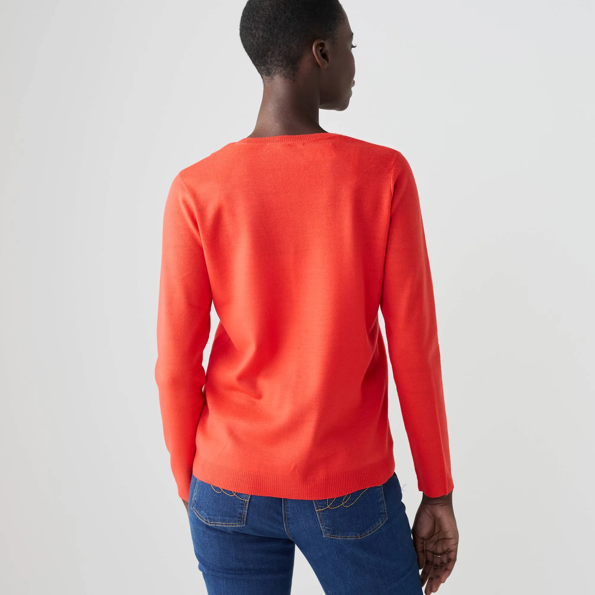 Trui En Vest<Blancheporte Effen cardigan met kasjmiertouch rood