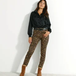 Feestoutfits Dames|Bloes En Tuniek<Blancheporte Effen hemd met ruim volume, satijn zwart