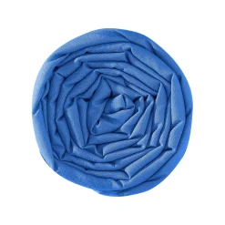 Hoeslaken<Blancheporte Effen hoeslaken in jersey voor gelede bedbodem, hoeken van 27 cm oceaanblauw