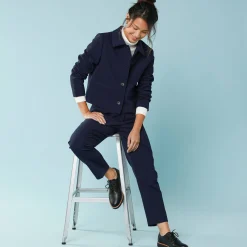 Jas En Mantel<Blancheporte Effen korte blazer, kleine lengtes marine
