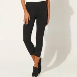 Legging<Blancheporte Effen 3/4-legging - set van 2 blauw / zwart