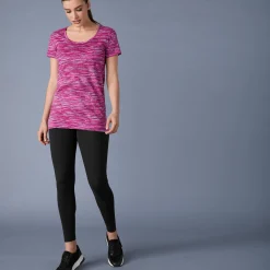 Legging|Broek<Blancheporte Effen legging in biokatoen zwart
