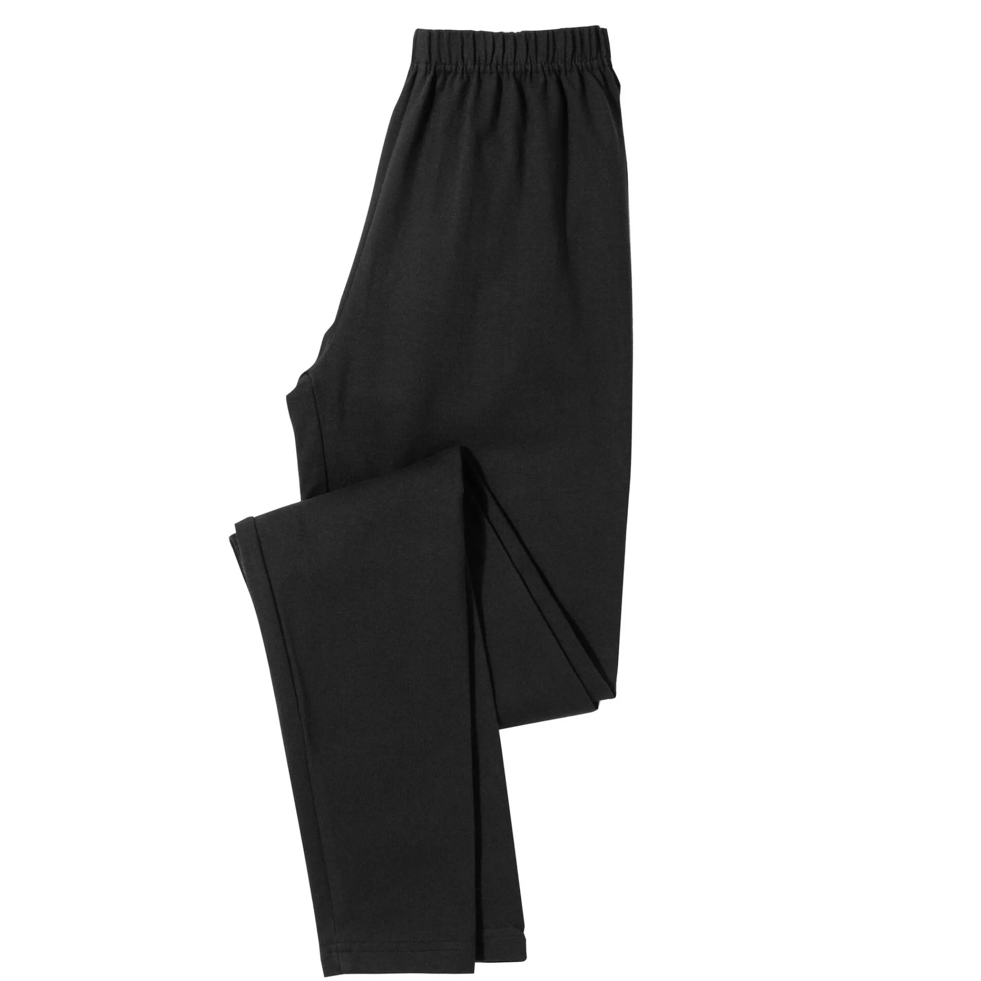 Legging|Broek<Blancheporte Effen legging in biokatoen zwart