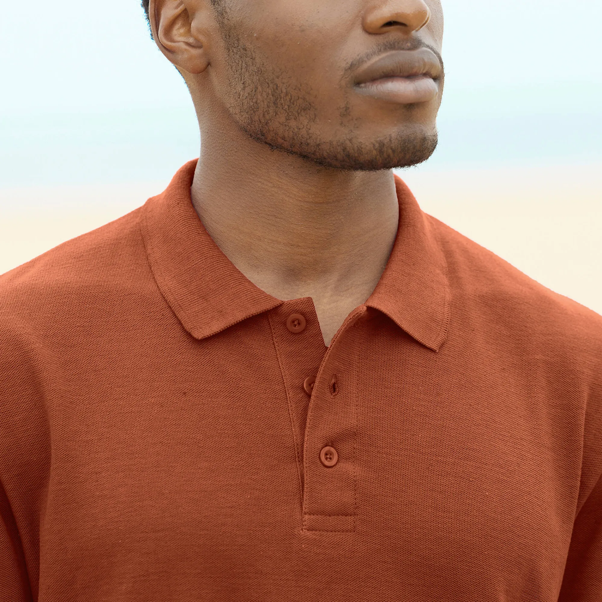 T-Shirt, Hemd En Polo<Blancheporte Effen polo in piquétricot met korte mouwen terracotta