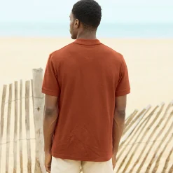 T-Shirt, Hemd En Polo<Blancheporte Effen polo in piquétricot met korte mouwen terracotta