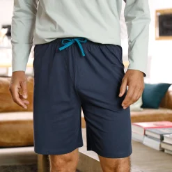 Pyjama En Kamerjas<Blancheporte Effen pyjamashort marine