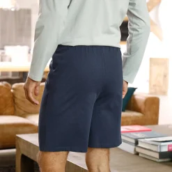 Pyjama En Kamerjas<Blancheporte Effen pyjamashort marine
