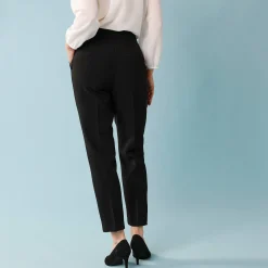 Feestoutfits Dames|Broek<Blancheporte Effen slimbroek, kleine lengtes zwart