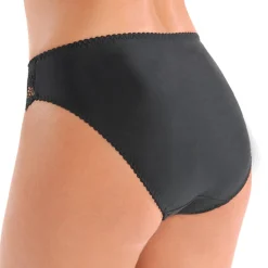 Feestelijke Lingerie|Slip En Shorty<Sans Complexe Effen slip in kant Arum zwart
